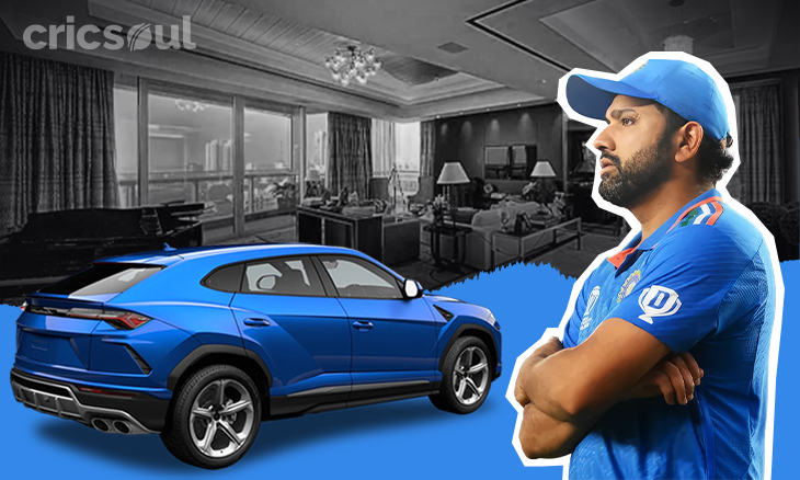 Rohit Sharma invests heavily in real estate.