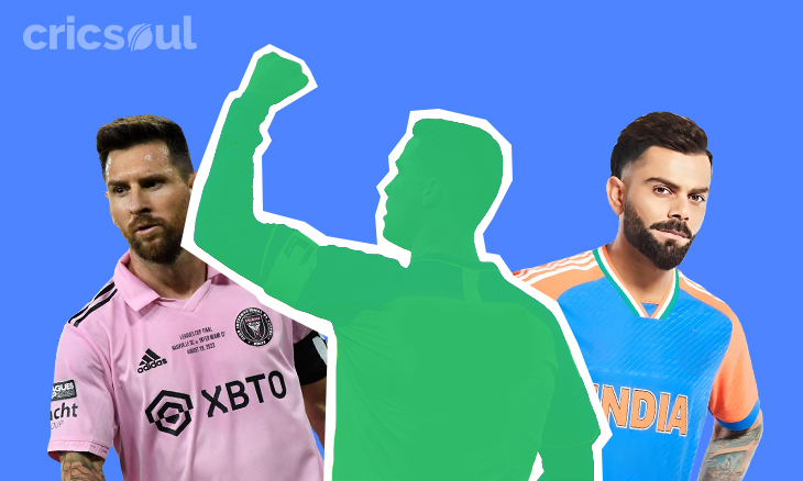 Virat Kohli and LeBron James are on the list.